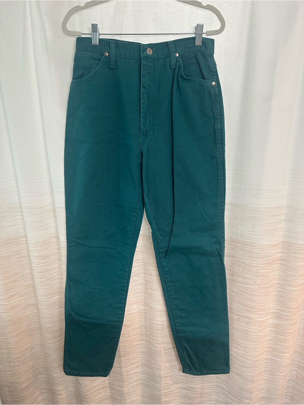 Vintage Wrangler Bareback Women’s Teal High Rise Tapered Jeans